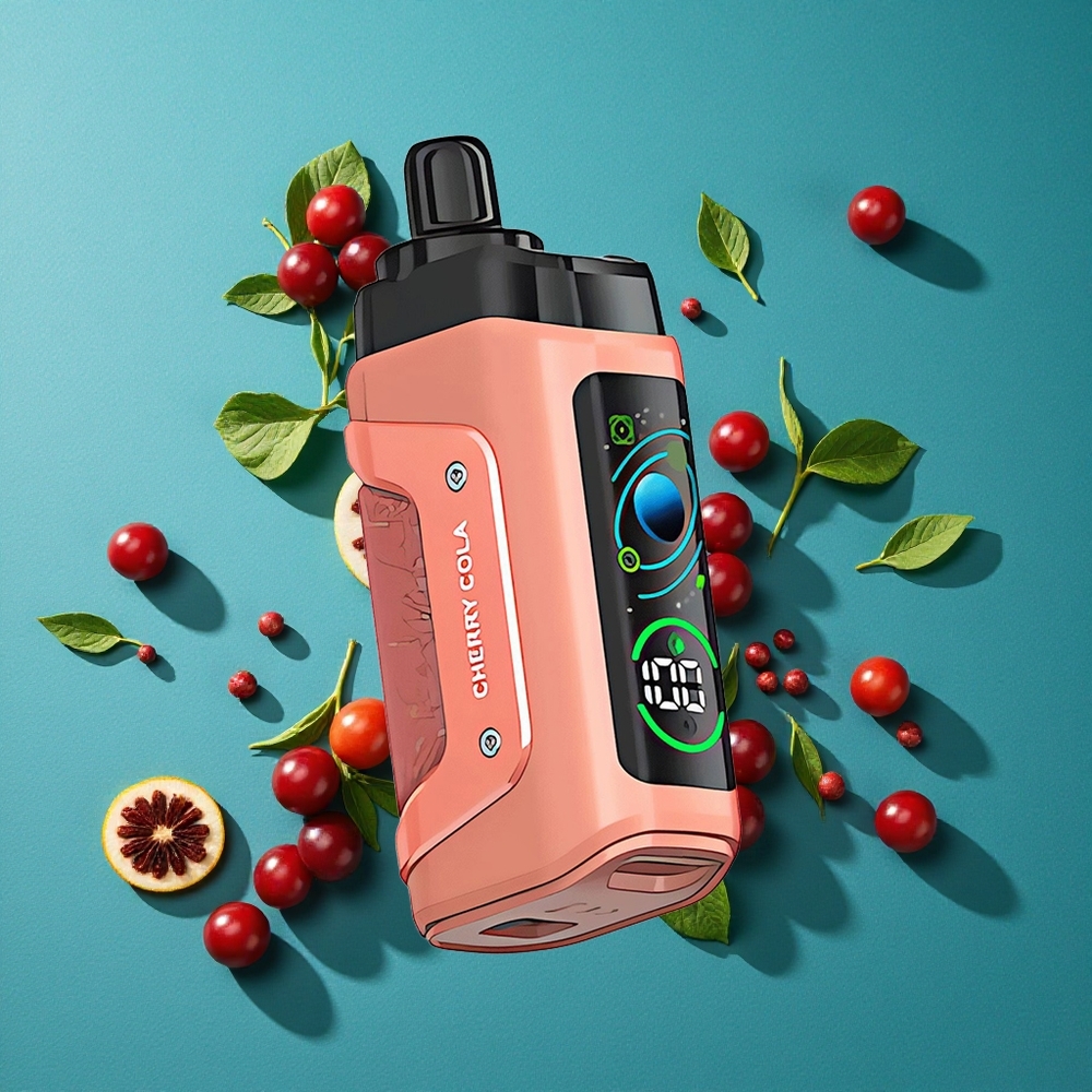 Kers Cola Razz Bar 45000 Puffs Wegwerp Vape – Typ-C Oplaadbaar & Instelbare Luchtstroom