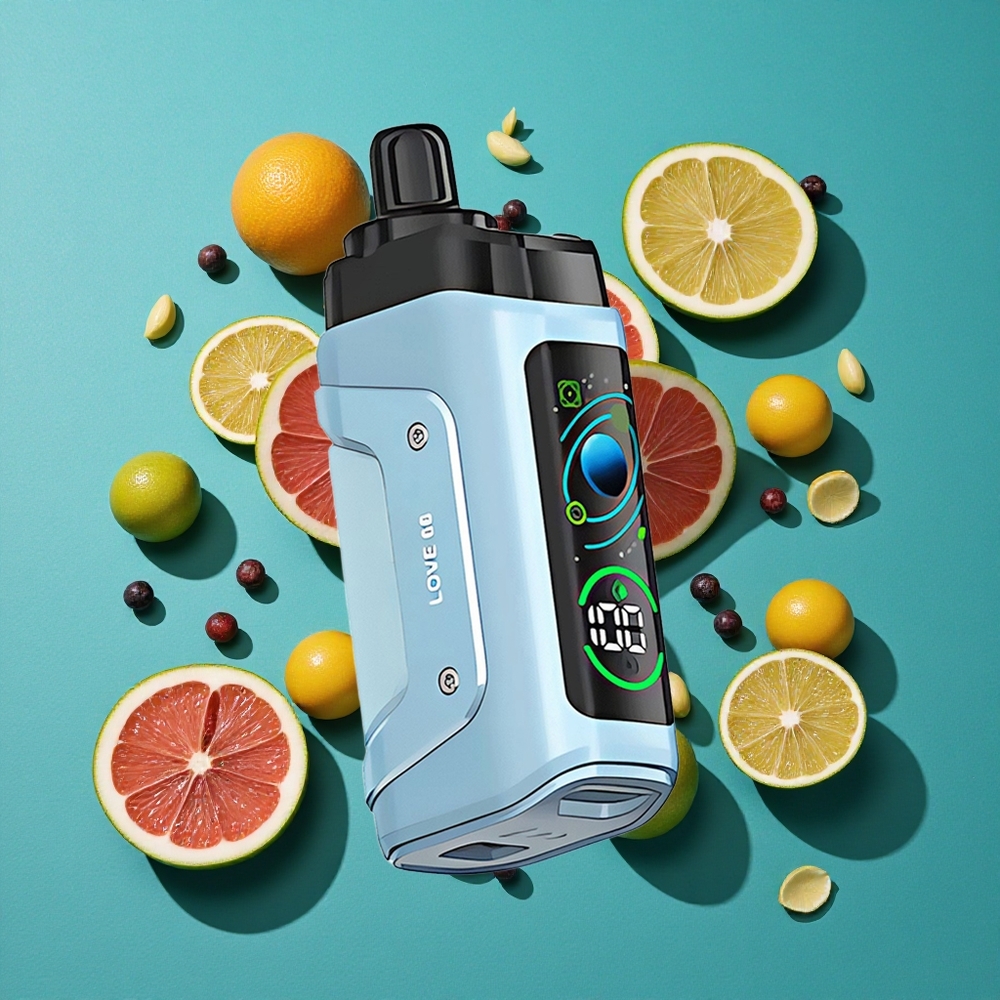 Liefde 66 Razz Bar 45000 Puffs Wegwerp Vape Met 1.0 Ohm Mesh Coil & Instelbare Luchtstroom