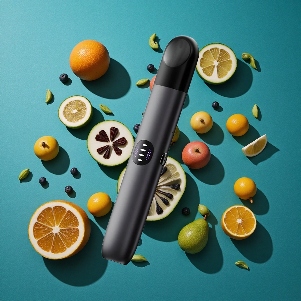 Donkere Asteroïde RELX Infinity 2 Vape Device 600-650 Trektjes Metalen Afwerking