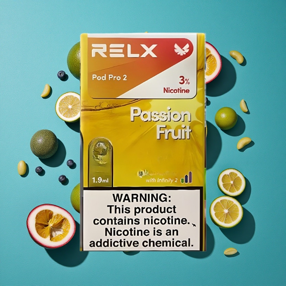 Passievrucht RELX Pod Pro 2 600 puffs Nicotinegehalte:3%