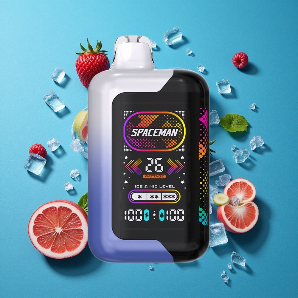 Blauwe Framboos IJs SMOK SPACEMAN SP40000 Wegwerp Vape 40000 Puffs 20ml