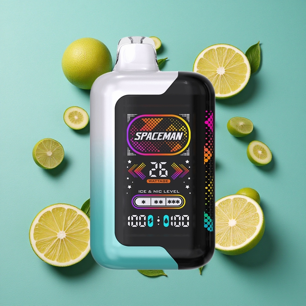 Frisse Munt SMOK SPACEMAN SP40000 Wegwerp Vape 40000 Puff LED Scherm Type-C