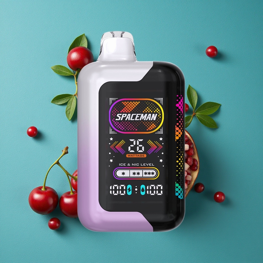 Kers Granaatappel SMOK SPACEMAN SP40000 Wegwerp Vape 40000 Puffs 20ml Vloeistof