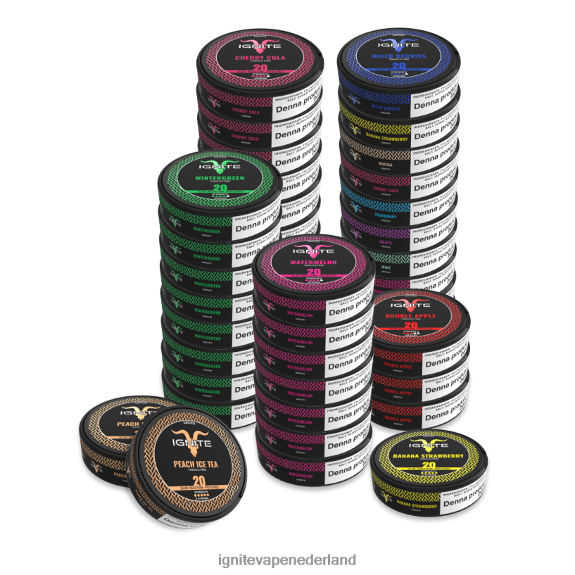 perzik ijsthee VNV4HP184 - Ignite vape nicotine IGNITE nicotinezakjes 10-pack