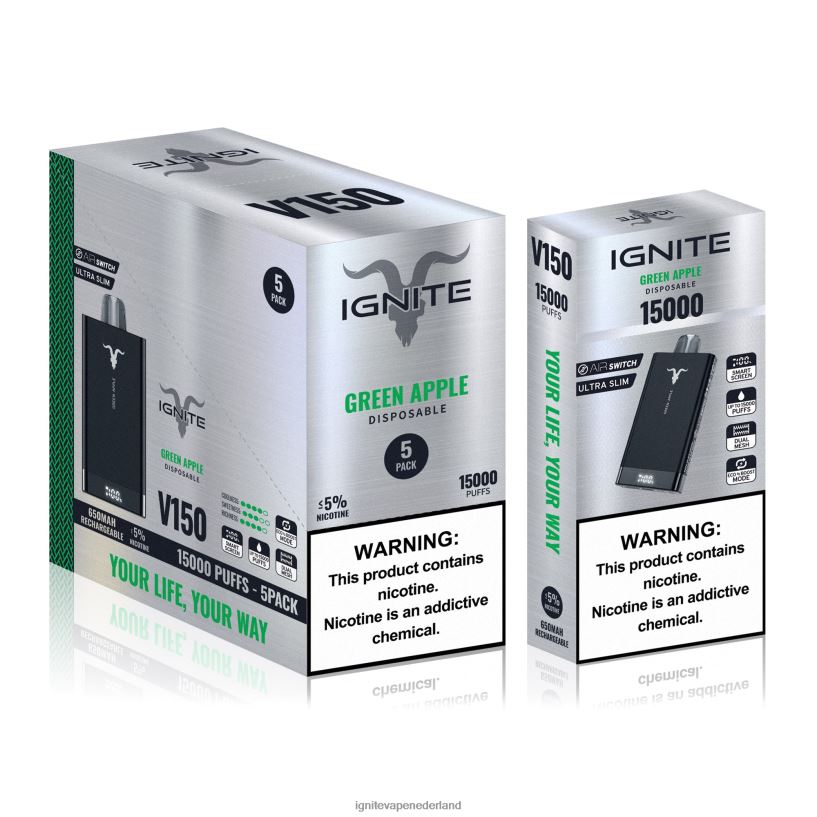 bosbessen ijs VNV4HP82 - Ignite vape Nederland IGNITE V150 vape-pen 5-pack