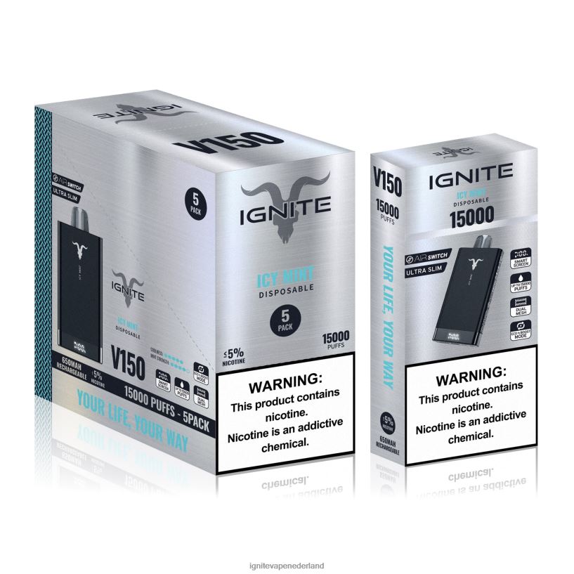 bosbessen ijs VNV4HP82 - Ignite vape Nederland IGNITE V150 vape-pen 5-pack