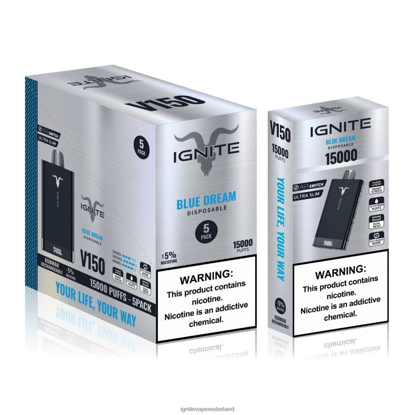 pepermunt en room VNV4HP88 - Ignite pod price IGNITE V150 vape-pen 5-pack