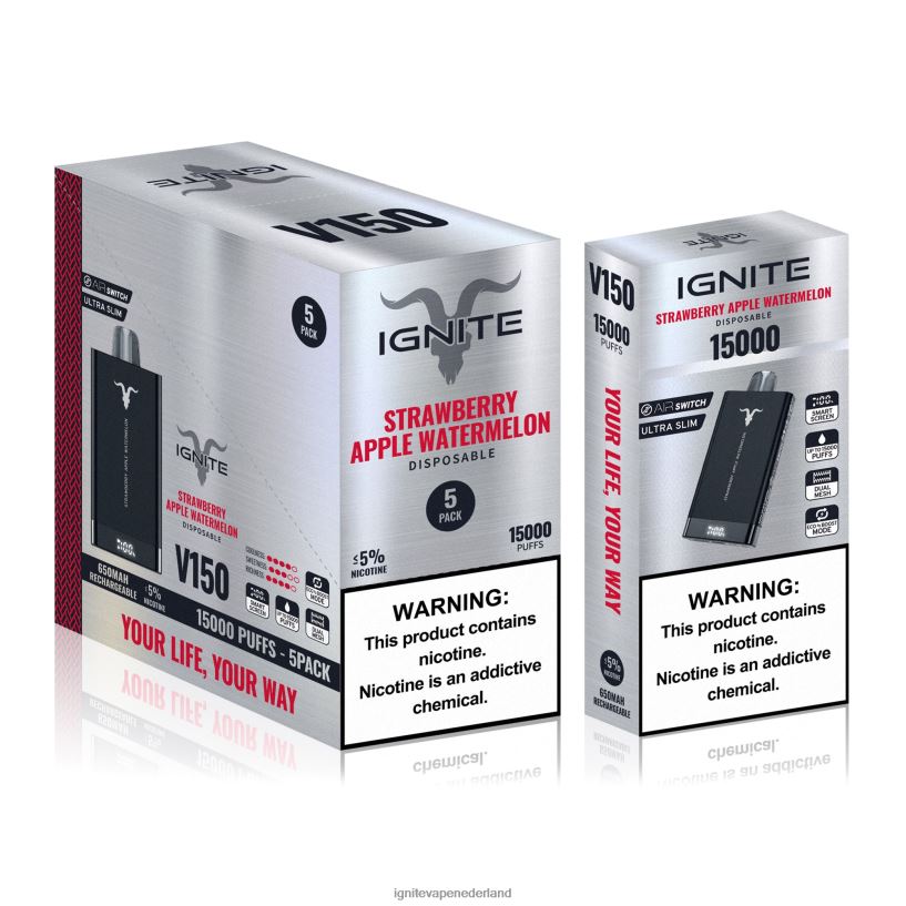 watermeloen mix VNV4HP95 - Ignite vape price IGNITE V150 vape-pen 5-pack