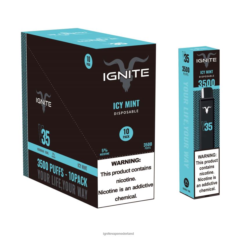 aardbei-kiwi VNV4HP127 - Ignite pods review IGNITE V35 vape-pen 10-pack