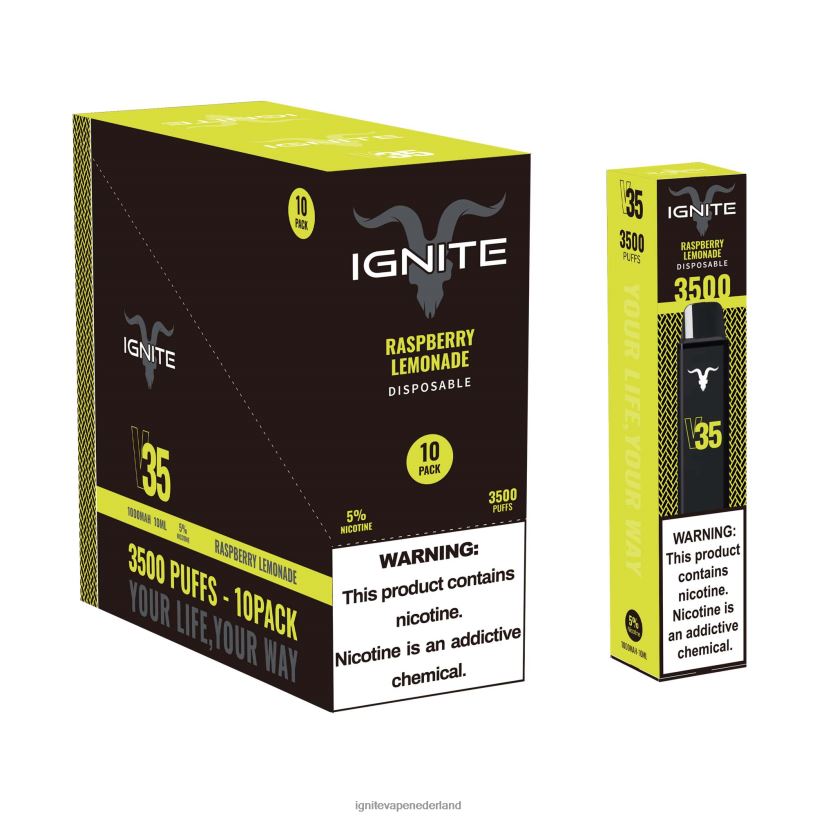 bananen ijs VNV4HP16 - Ignite vape Europe IGNITE V35 vape-pen 10-pack