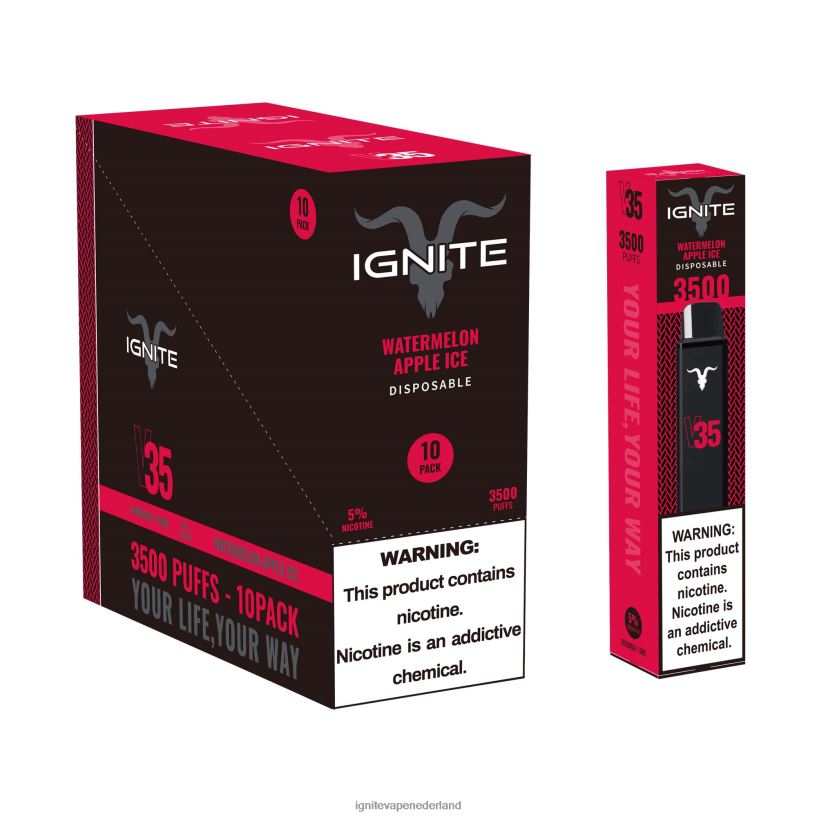 frambozenlimonade VNV4HP125 - Ignite vape price IGNITE V35 vape-pen 10-pack