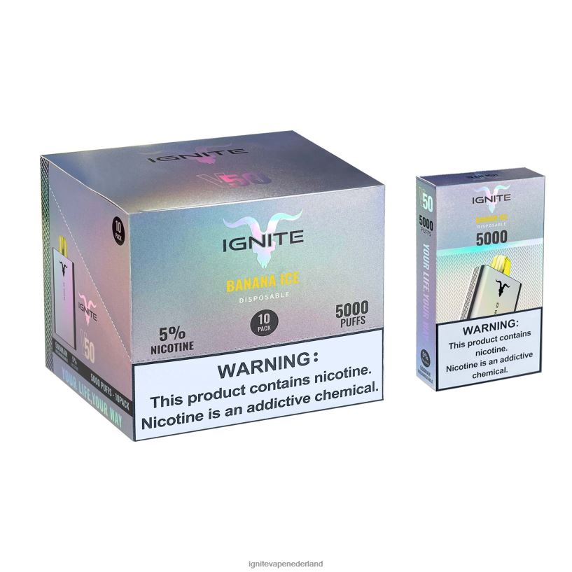 watermeloen kauwgom VNV4HP150 - Ignite e cigarette IGNITE V50 vape-pen 10-pack