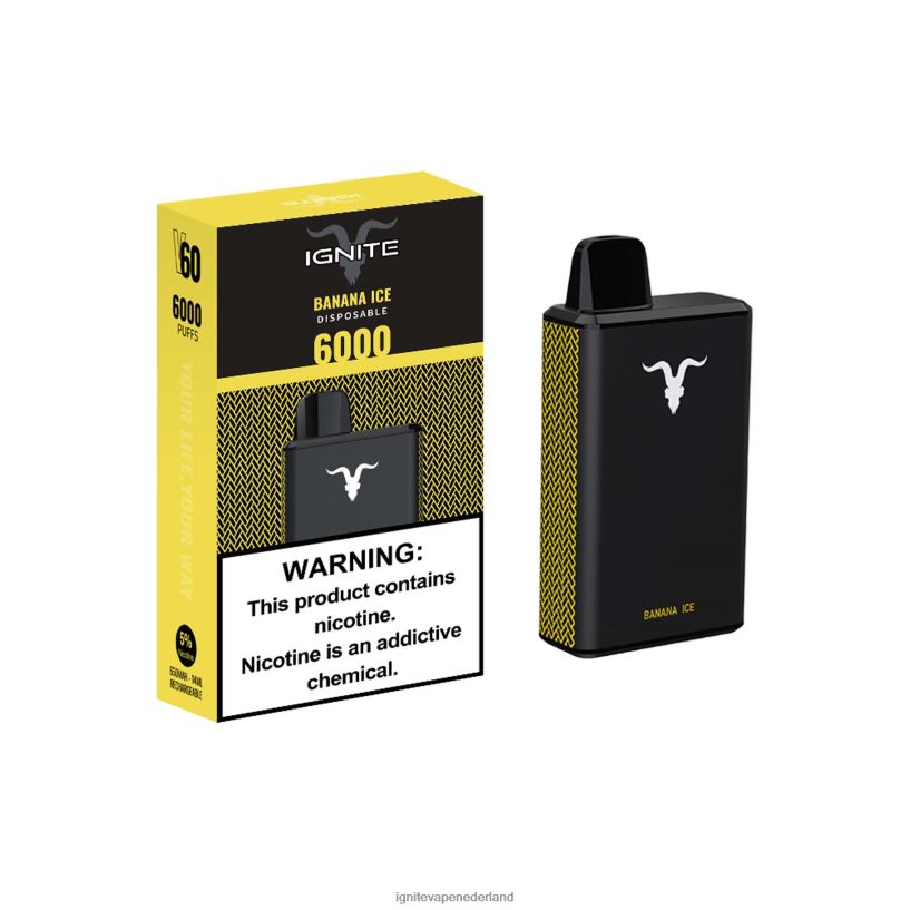 bananen ijs VNV4HP2 - Ignite vape Nederland IGNITE V60 vape-pen