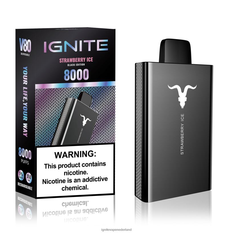aardbei-kiwi VNV4HP51 - Ignite Nederland IGNITE V80 vape-pen