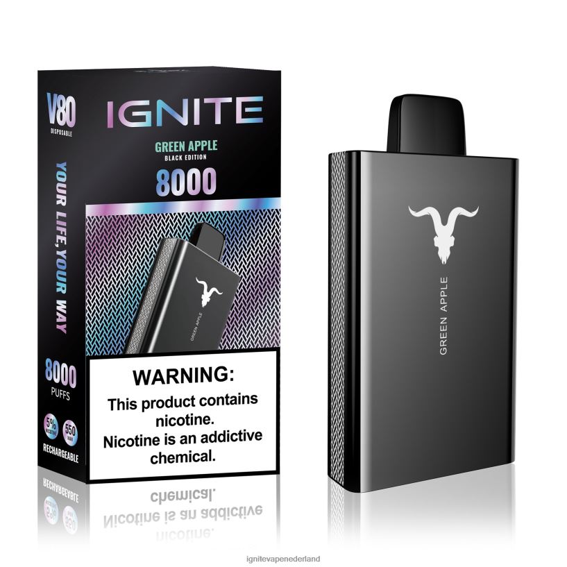 aardbei-kiwi VNV4HP51 - Ignite Nederland IGNITE V80 vape-pen
