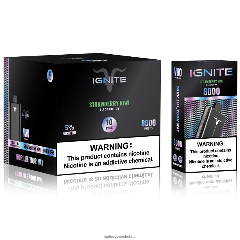 bosbessen ijs VNV4HP54 - Ignite vape nicotine IGNITE V80 vape-pen 10-pack