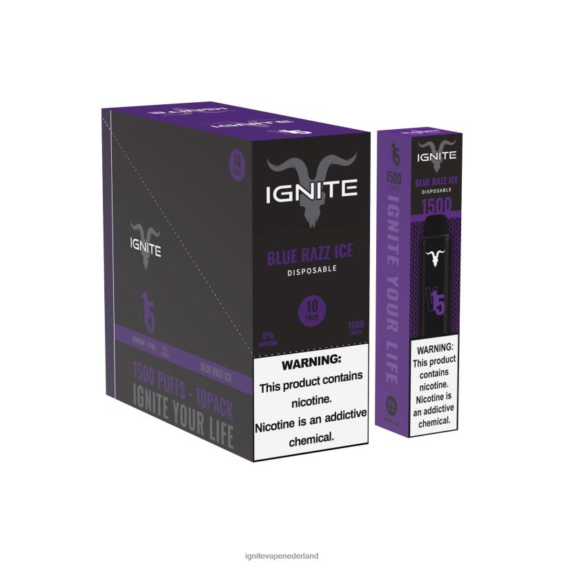 aardbei appel watermeloen VNV4HP104 - Ignite vape nicotine IGNITE V15 vape-pen 10-pack